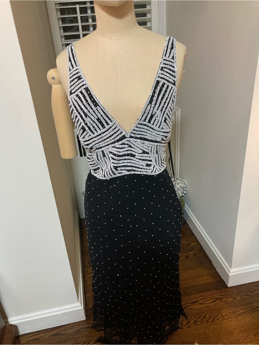 Formal Beaded Vintage Evening Dress